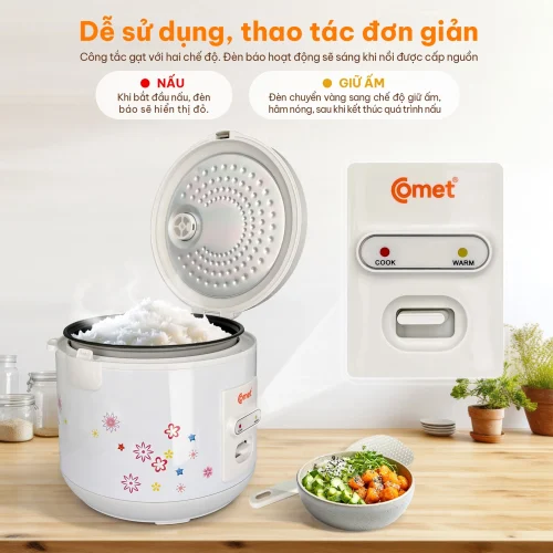 Nồi cơm điện Comet CM8015