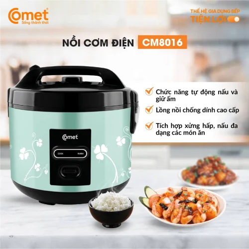 Nồi cơm điện Comet CM8016