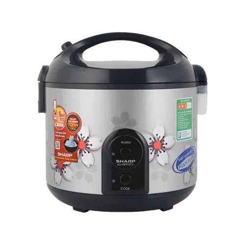 Nồi cơm điện Sharp 1.8 lít KS-NR191STVSS góc chính diện
