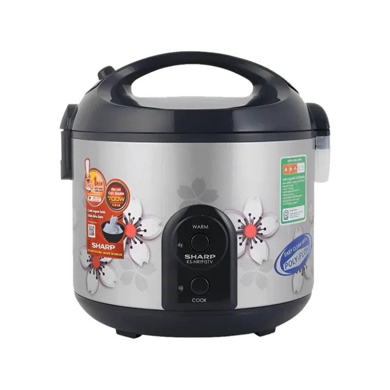 Nồi cơm điện SHARP 2.2 lít KS-R231STVSS mặt trước