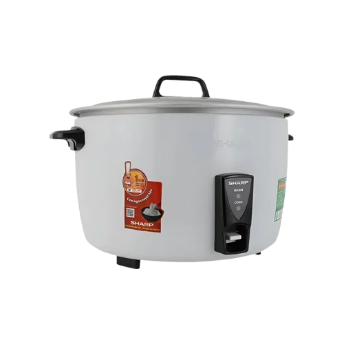 Nồi cơm điện SHARP KSH-D1010V 10 lít màu trắng góc chính diện