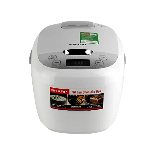 Nồi cơm điện tử SHARP 1.8 lít KS-COM185EV-SL chính diện