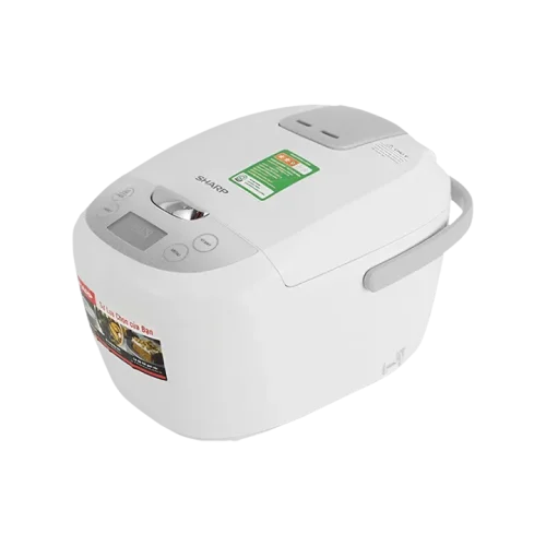 Nồi cơm điện tử SHARP 1.8 lít KS-COM185EV-SL góc trên bên trái