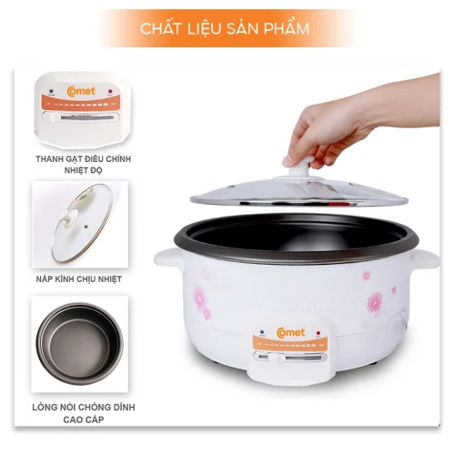 Nồi lẩu điện Comet CM7731