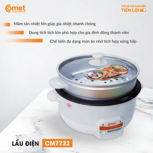 Nồi lẩu điện Comet CM7732