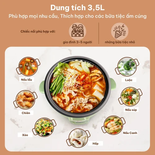 Nồi lẩu điện Comet CM7739