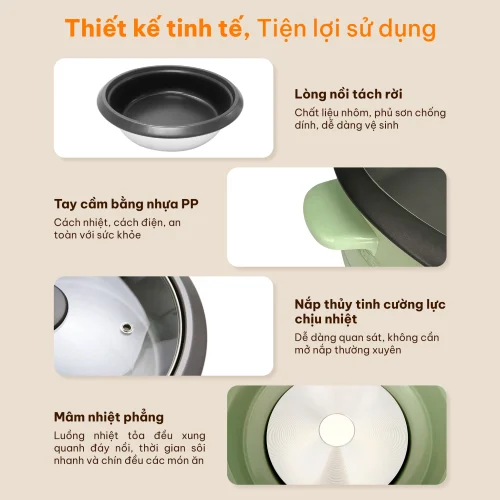 Nồi lẩu điện Comet CM7739