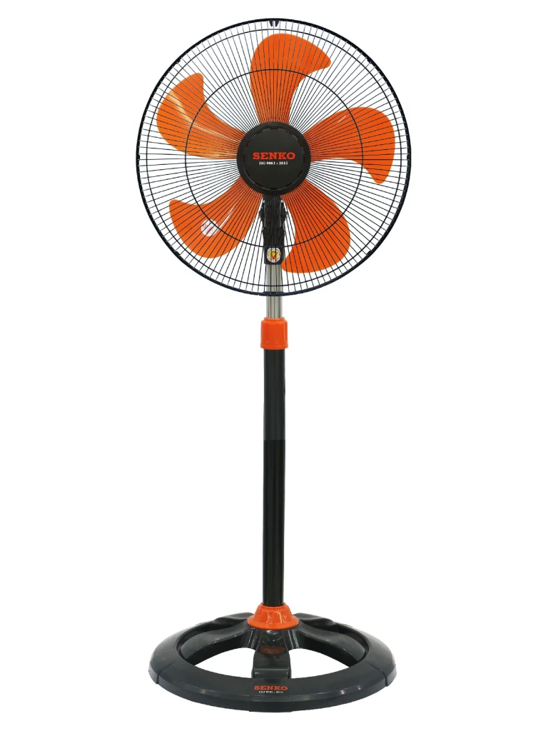 Quạt đứng Senko DCN1806 màu đen cam