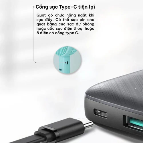 Quạt sạc Comet CRF1104