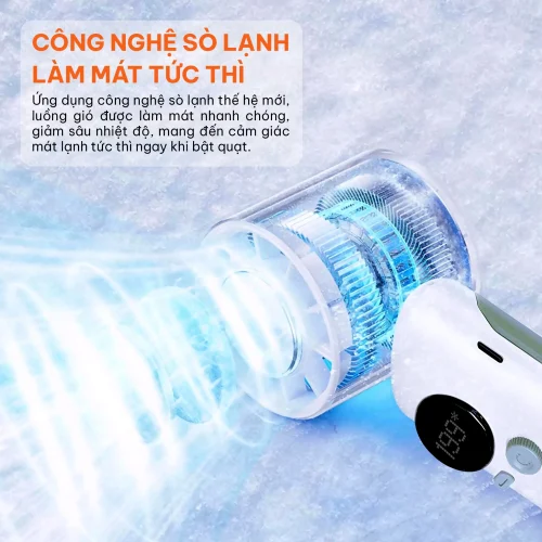 Quạt sạc Comet CRF1202
