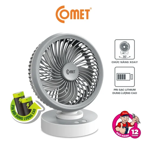 Quạt sạc Comet CRF1506