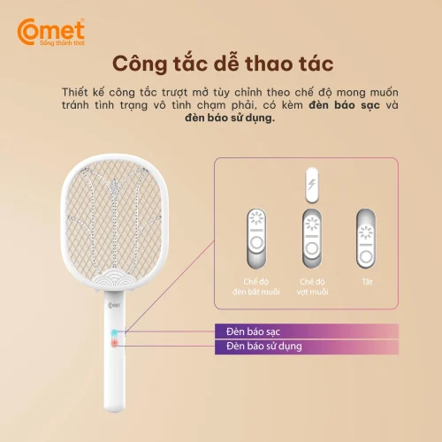 Vợt muỗi Comet CP048